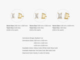 Radiant Cut Stud Earrings (1.00 ct tw)