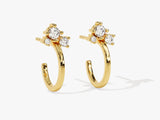 Cluster Hoop Earrings