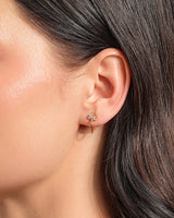 Cluster Hoop Earrings