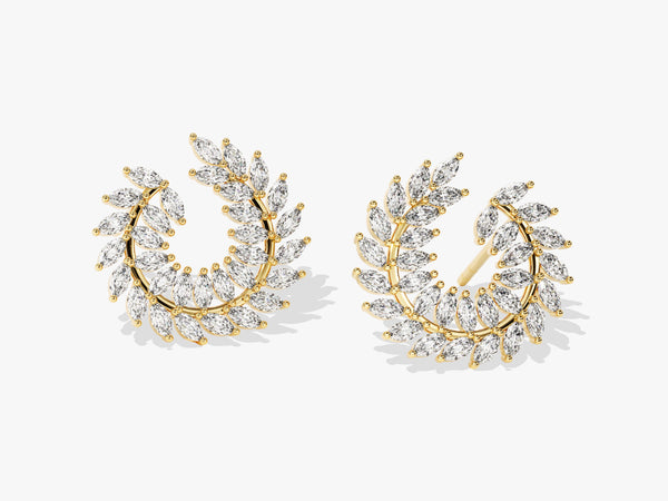 Olive Leaf Earrings