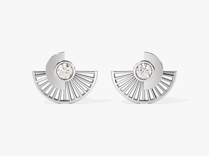 Sunburst Stud Earrings