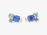 Birthstone Cluster Studs