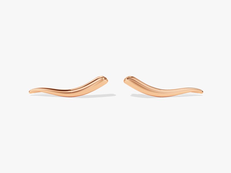 Wave Stud Earrings