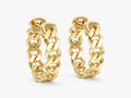 Chunky Chain Hoop Earrings