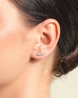 Ear Climber Stud Earrings