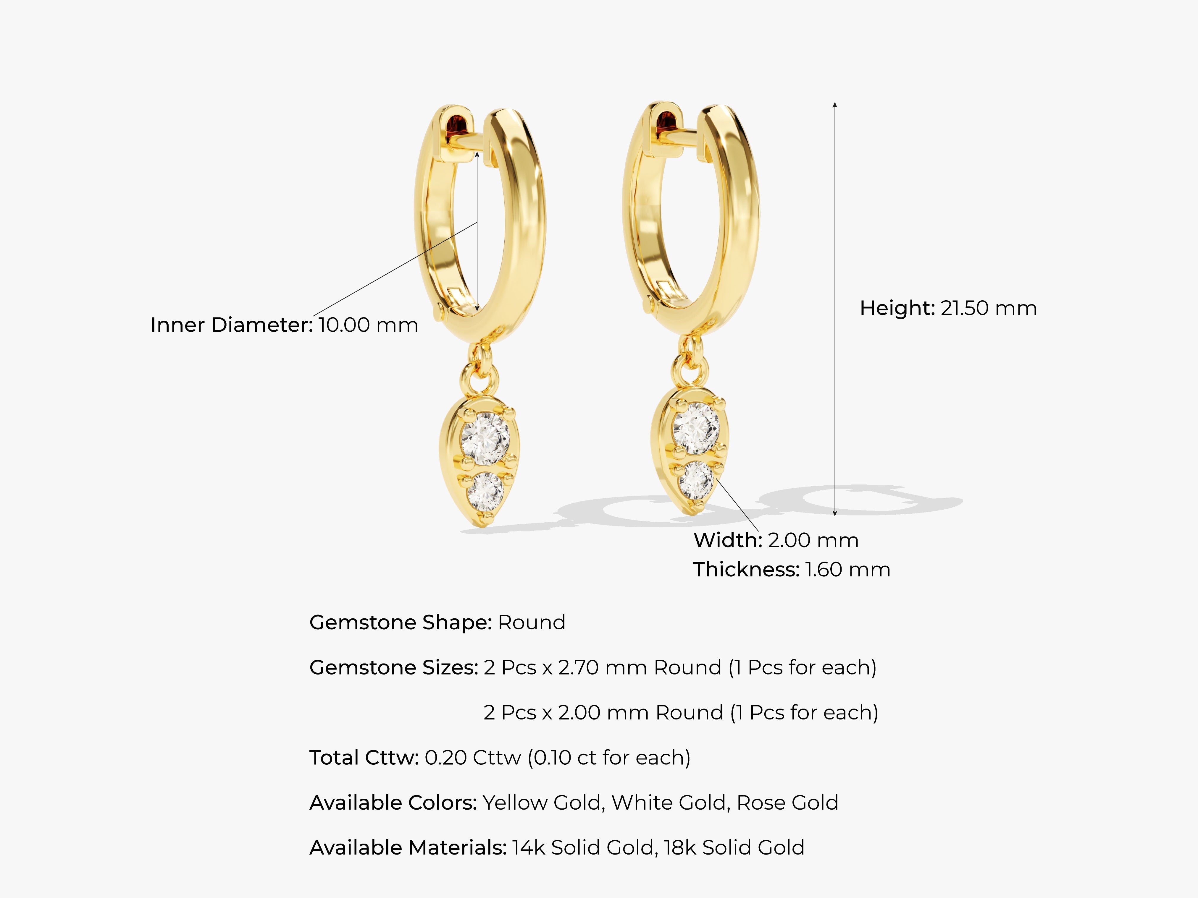 Gold diamond dangle earrings, jewelry, fine jewelry, luxury earrings