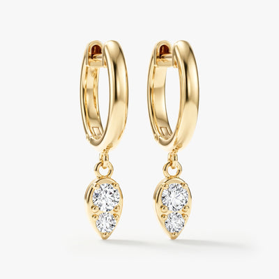 Teardrop Hoop Earrings