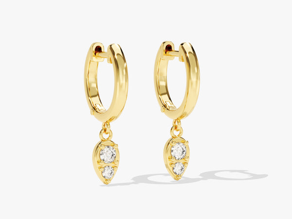 Teardrop Hoop Earrings