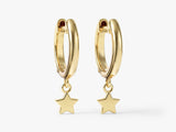 Mini Star Hoop Earrings