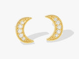 Moon Stud Earrings