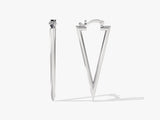 Triangle Hoop Earrings