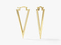 Triangle Hoop Earrings