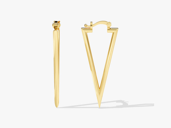 Triangle Hoop Earrings
