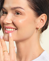 Bold Oval Hoops