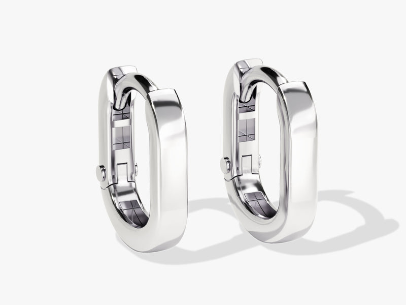 Bold Oval Hoops