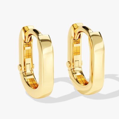 Bold Oval Hoops