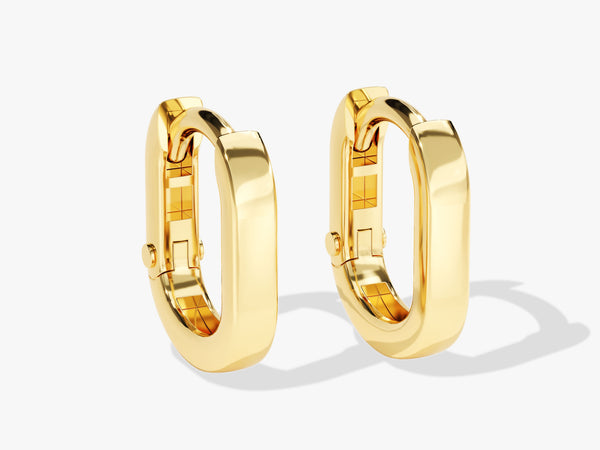 Bold Oval Hoops