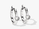 Milgrain Hoops