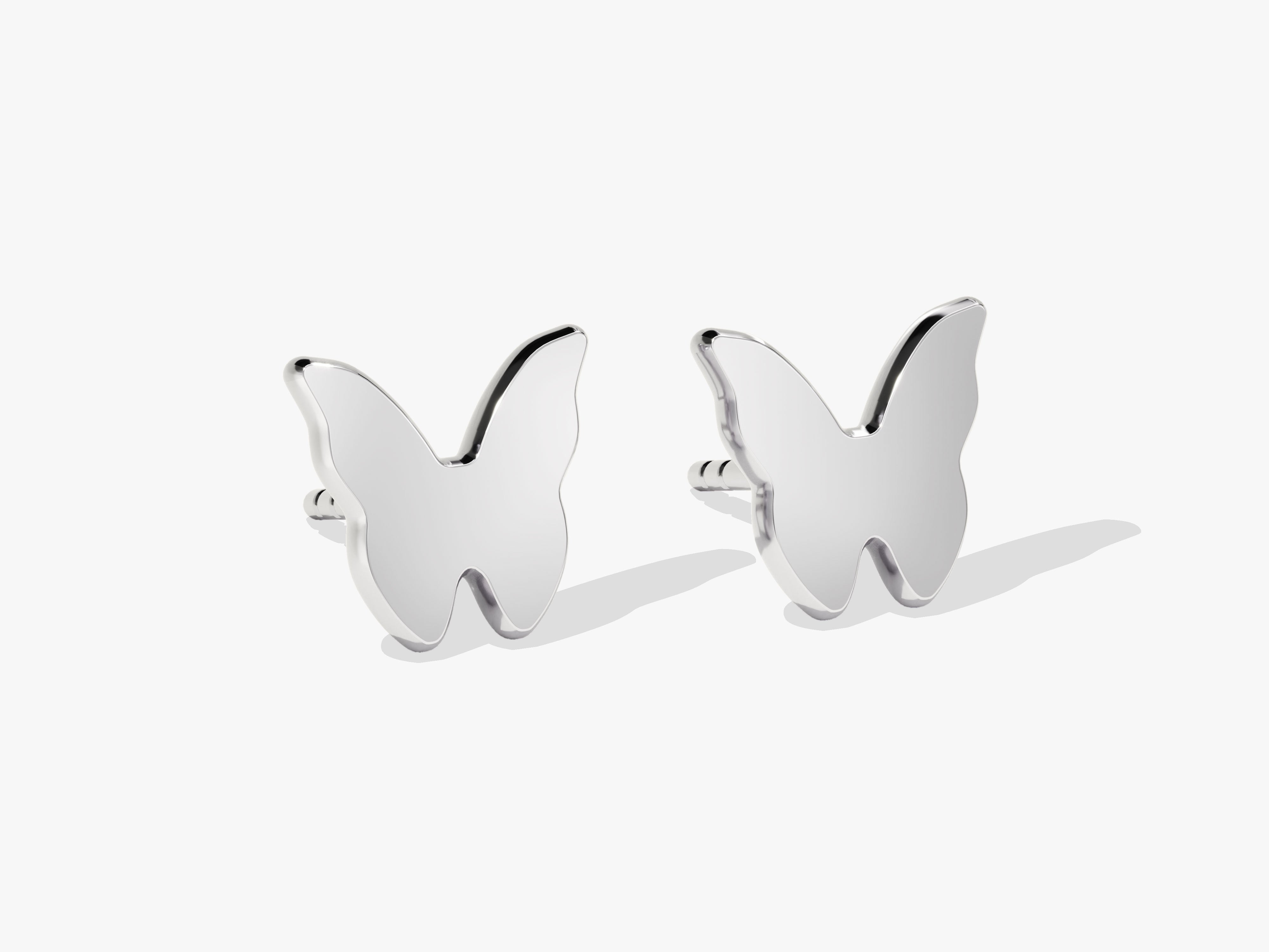 Tiny Butterfly Stud Earrings