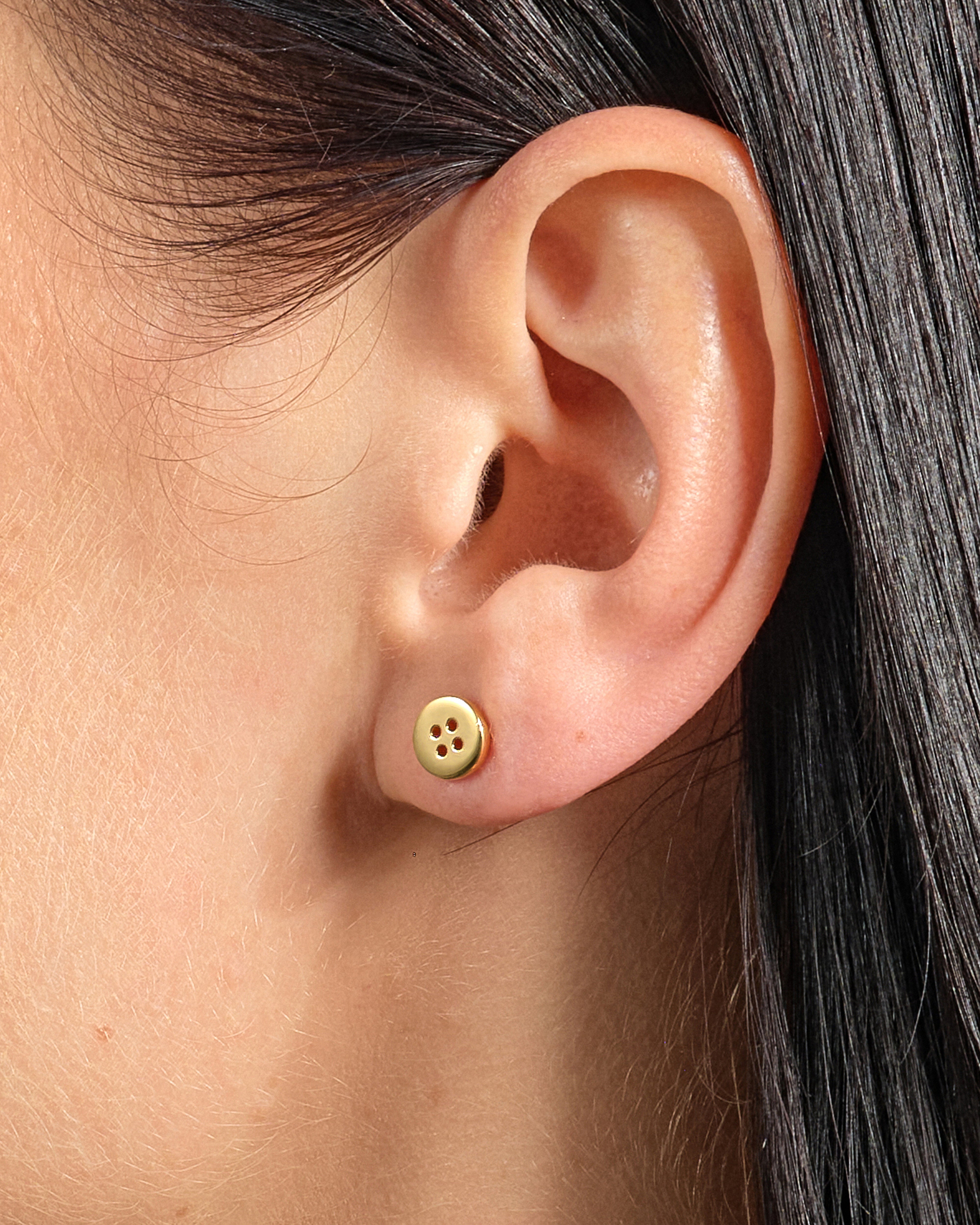 Button Earrings