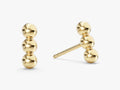 Triple Ball Stud Earrings