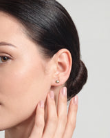 Flush Set Stud Earrings