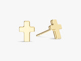 Mini Cross Stud Earrings