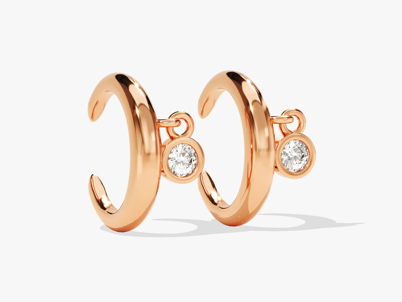 Bezel Set Ear Cuff