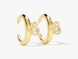 Bezel Set Ear Cuff