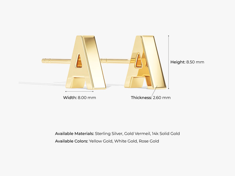 Initial Letter Studs