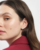 Multi Stone Cluster Earrings
