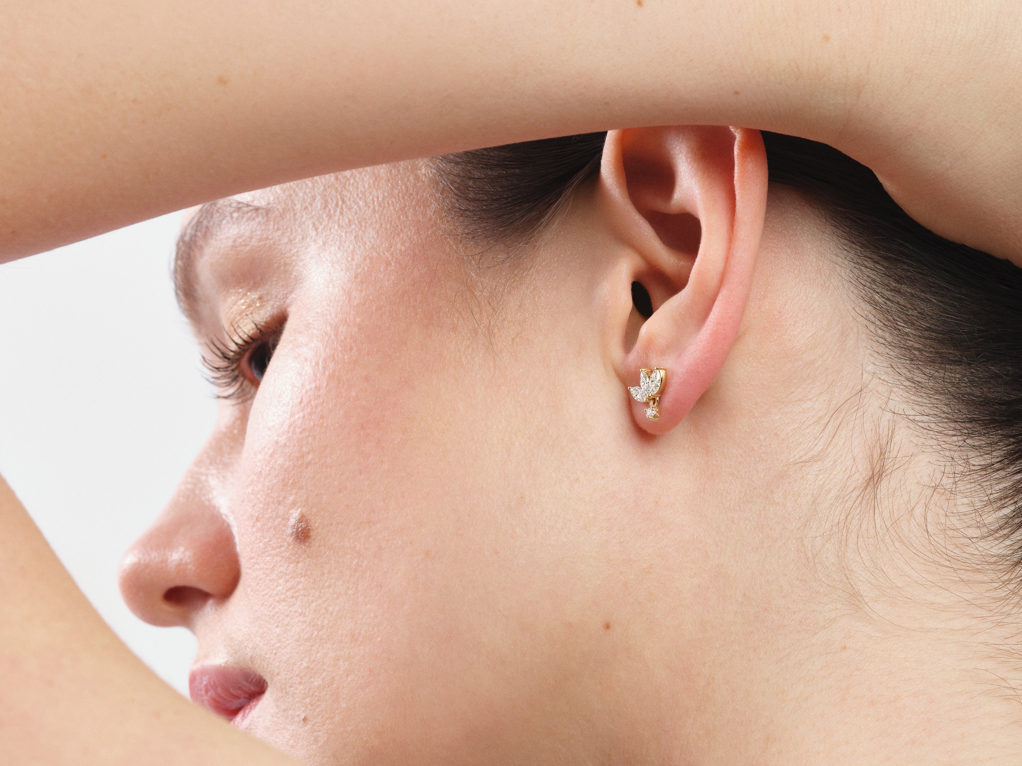 Marquise Crown Earrings