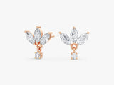 Marquise Crown Earrings