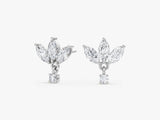 Marquise Crown Earrings