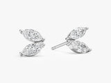 Duo Pear Stud Earrings