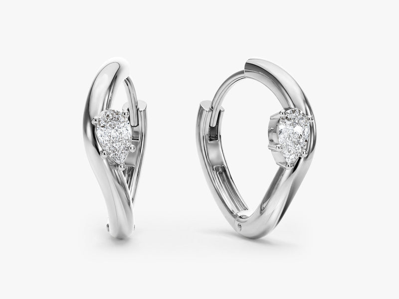 Curved Hoop Earrings