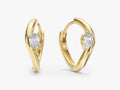 Curved Hoop Earrings