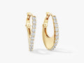 Pave Hoop Earrings