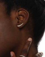 Baguette Climber Earrings