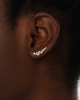 Curved Climber Earrings