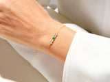 Bezel Set Round Birthstone Family Bracelet