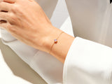 Bezel Set Birthstone Bracelet
