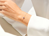 Bezel Set Birthstone Bracelet