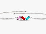 Baguette Cut Birthstone Bracelet