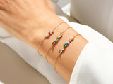 Baguette Cut Birthstone Bracelet