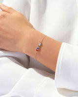Baguette Cut Birthstone Bracelet