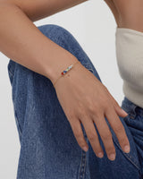 Baguette Cut Birthstone Bracelet