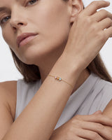 Milgrain Pear Cut Multi-Stone Birthstone Bracelet