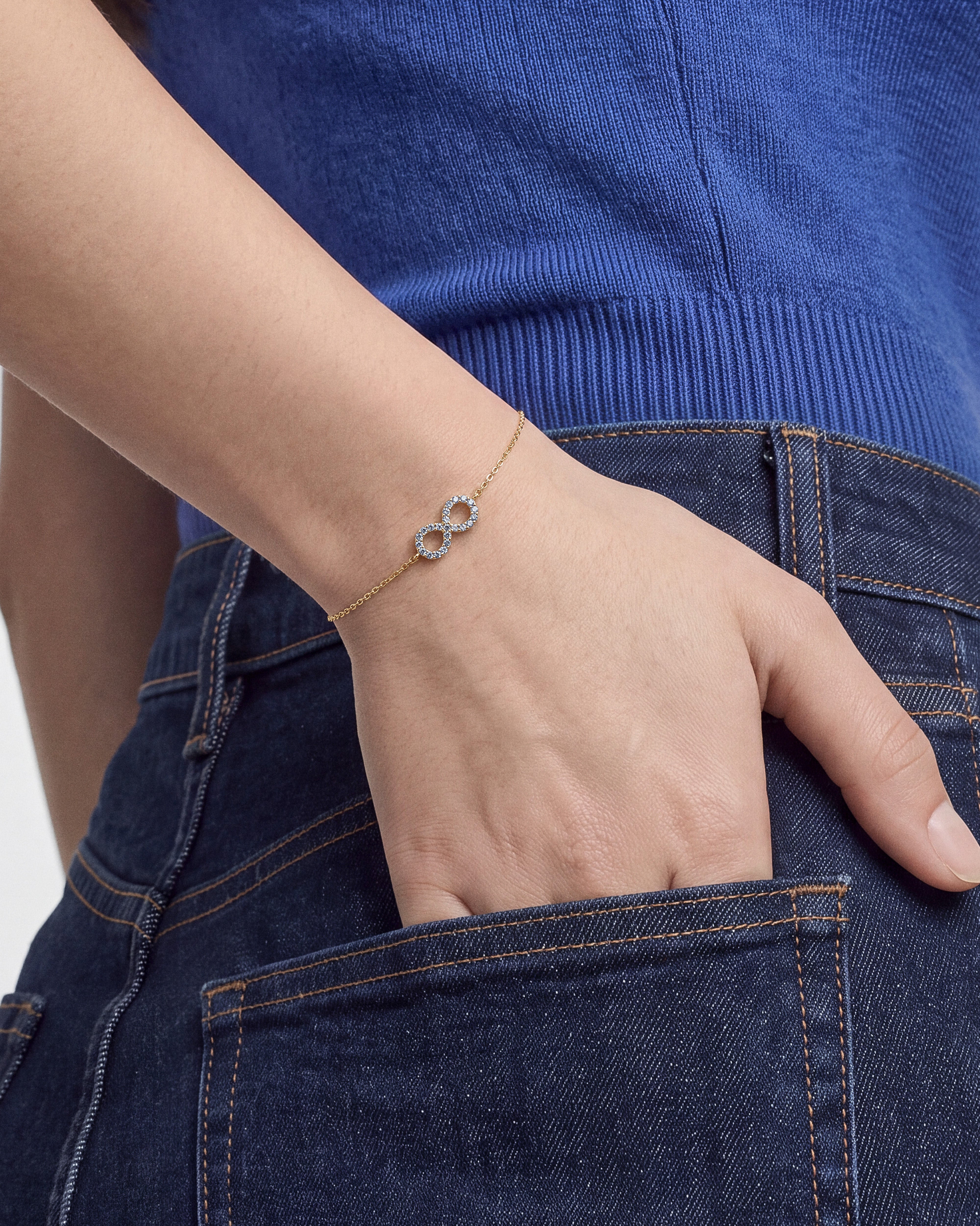 Infinity Birthstone Bracelet