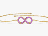 Infinity Birthstone Bracelet